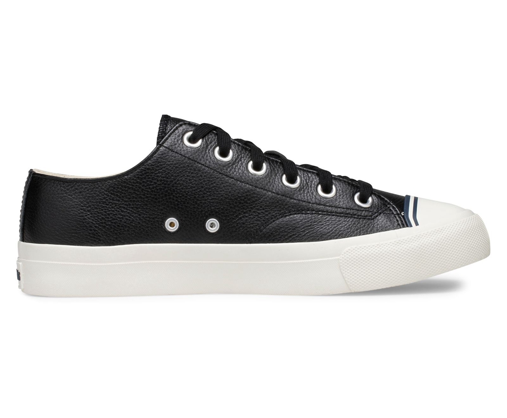 Tenis Keds Mujer Negros - Royal Lo Classic Cuero - 7853-CHSTQ